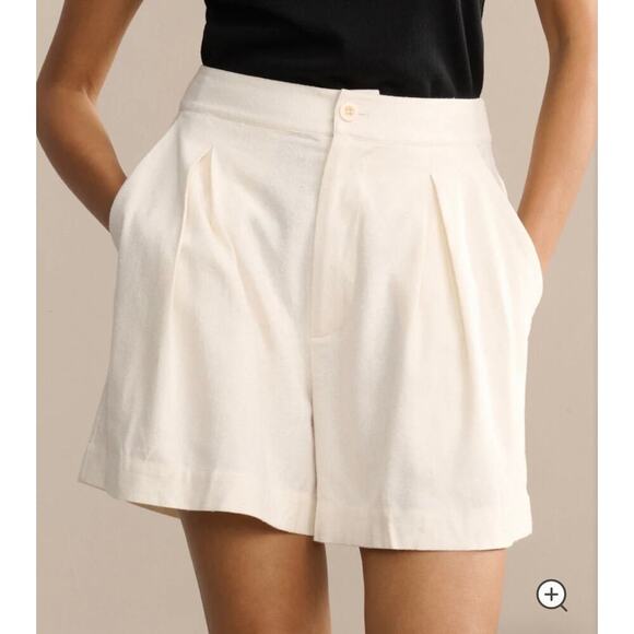 NWT Jenni Kayne Silk Pleated Short - Picture 2 of 8